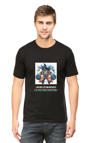 Sculpting Perfection Goku: Black Unisex Tee